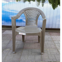 Кресло пластиковое «Фламинго» — Мокко