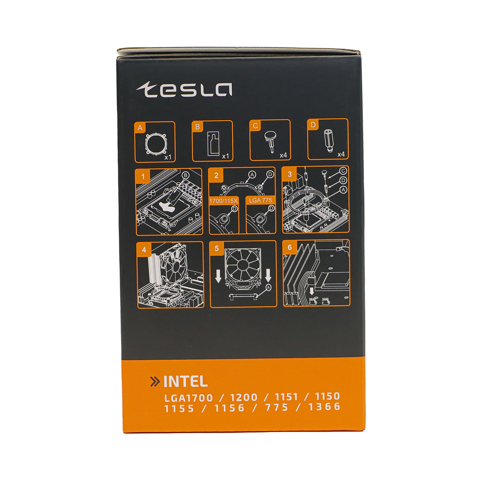 Кулер для CPU TESLA SHADOW 903, 1х92мм, 2400rpm, 3-pin, Al+Cu, серебристый-черный-белый, 52CFM, 23дБ, 3-PIPE(прямой контакт), TDP 130Вт, INTEL 1700/1200/115x/775/1366, AMD AM5/AM4/AM3(+)/AM2(+)/FM2(+)/FM1/754/940/939 (TSL-903-SD)