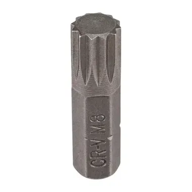 Бита 12-гранная 1/4'', M8х25ммL RockFORCE RF-1282508