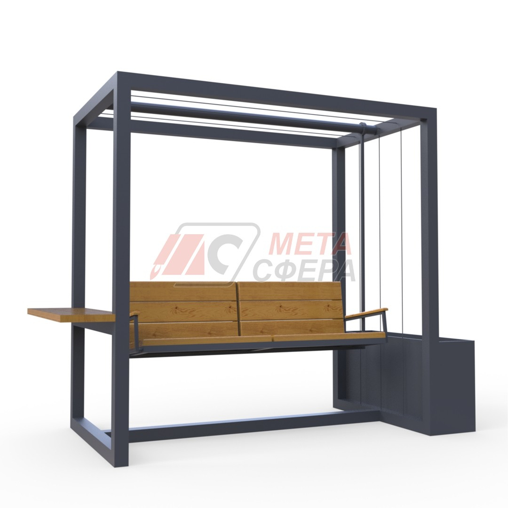 Качели Вирт с вазоном