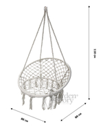 Кресло подвесное Фиби без подушки арт.ZRHC30-A/1 (корзина светло-серая, 1 уп.)