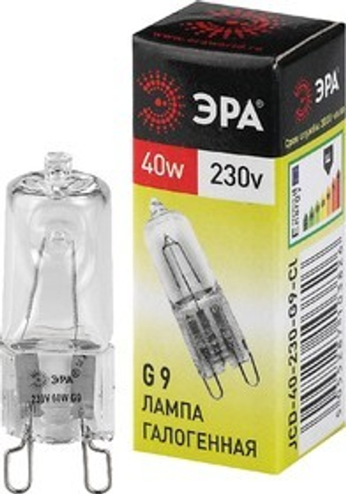 Лампа галогенная G9-JCD-40-230V-Cl 40Вт капсула G9 230В