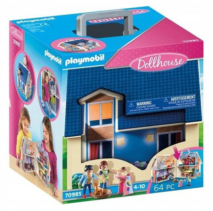 Конструктор Playmobil Dollhouse - Переносной кукольный домик с аксессуарами - Плеймобиль 70985
