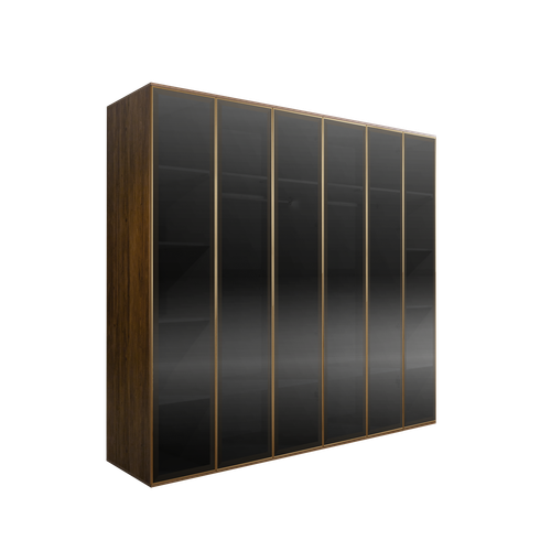 Шкаф 6-и дв. (6 дверей стекло)