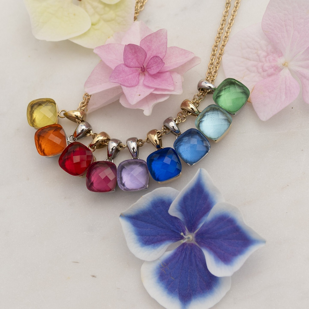 Кольцо Qudo FIRENZE 19 (G) Padparadscha 107001/40-4308 19 размер 19