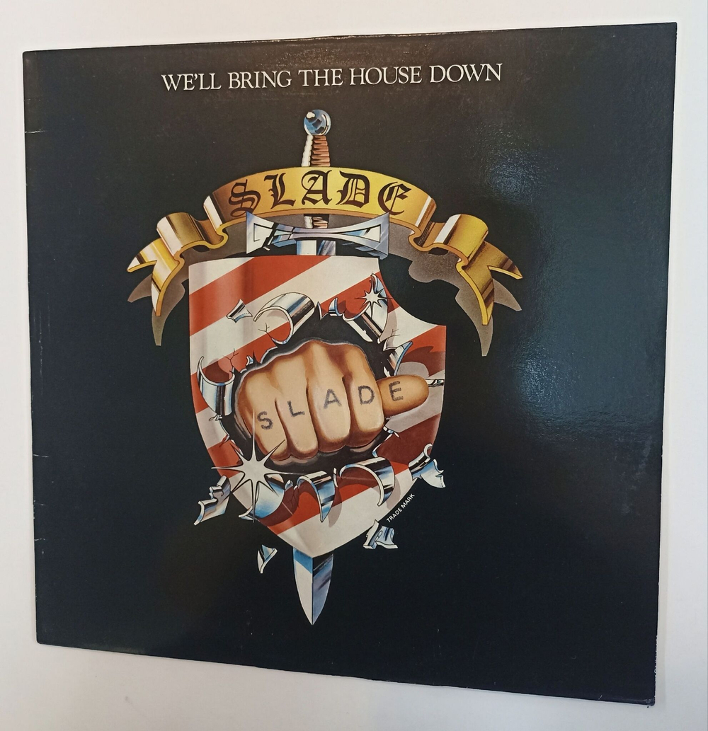 Винтажная виниловая пластинка LP Slade Well Bring The House Down (UK 1981)
