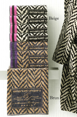 Набор полотенец 2 шт Emanuel Ungaro Chevron серый