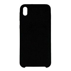 Силиконовый чехол Silicone Cover для Samsung Galaxy А01 Core (Черный)