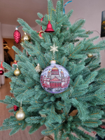 Шар стеклянный "Исакиевский собор",  ручная роспись