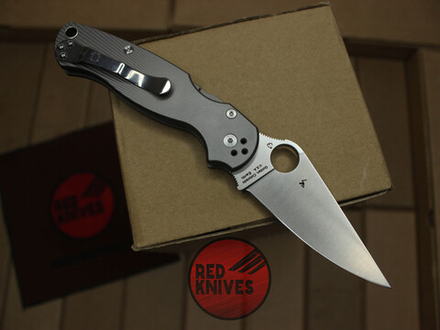 Нож Spyderco Paramilitary 2 Титан - фрезеровка лучи
