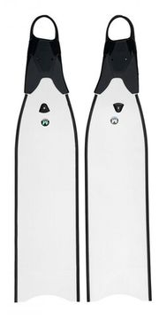 Ласты C4 Carbon Sportech Rubber FBG стеклопластик белый