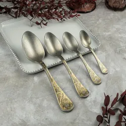 Ложка столовая 20,2 см матовая с золотом Lord Vintage Style P.L. Proff Cuisine [12]