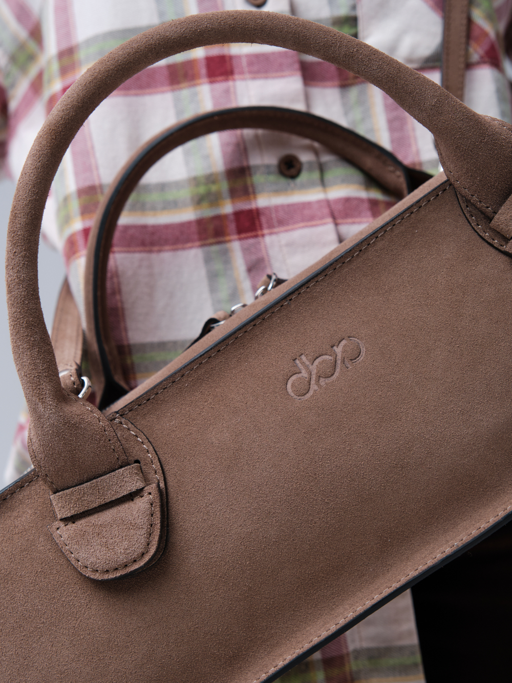 Сумка багет Doxie DBR 31157 серо-коричневый