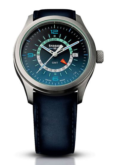 Наручные часы Traser P59 Aurora GMT Blue 107035 (кожа)