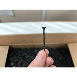 Саморез по дереву черный крупная резьба гипсокартон-дерево 4,2х75, 700 шт, KF000091