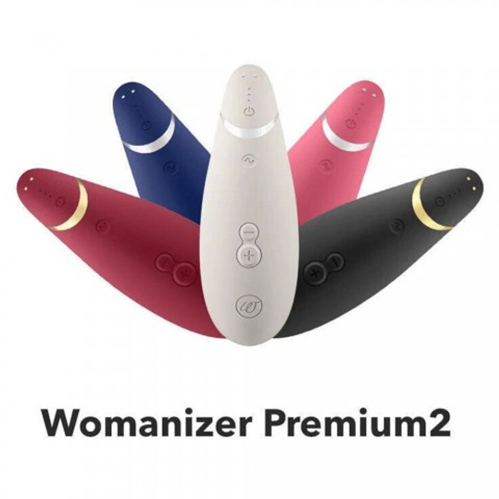 Бесконтактный клиторальный стимулятор Womanizer Premium 2 бордовый