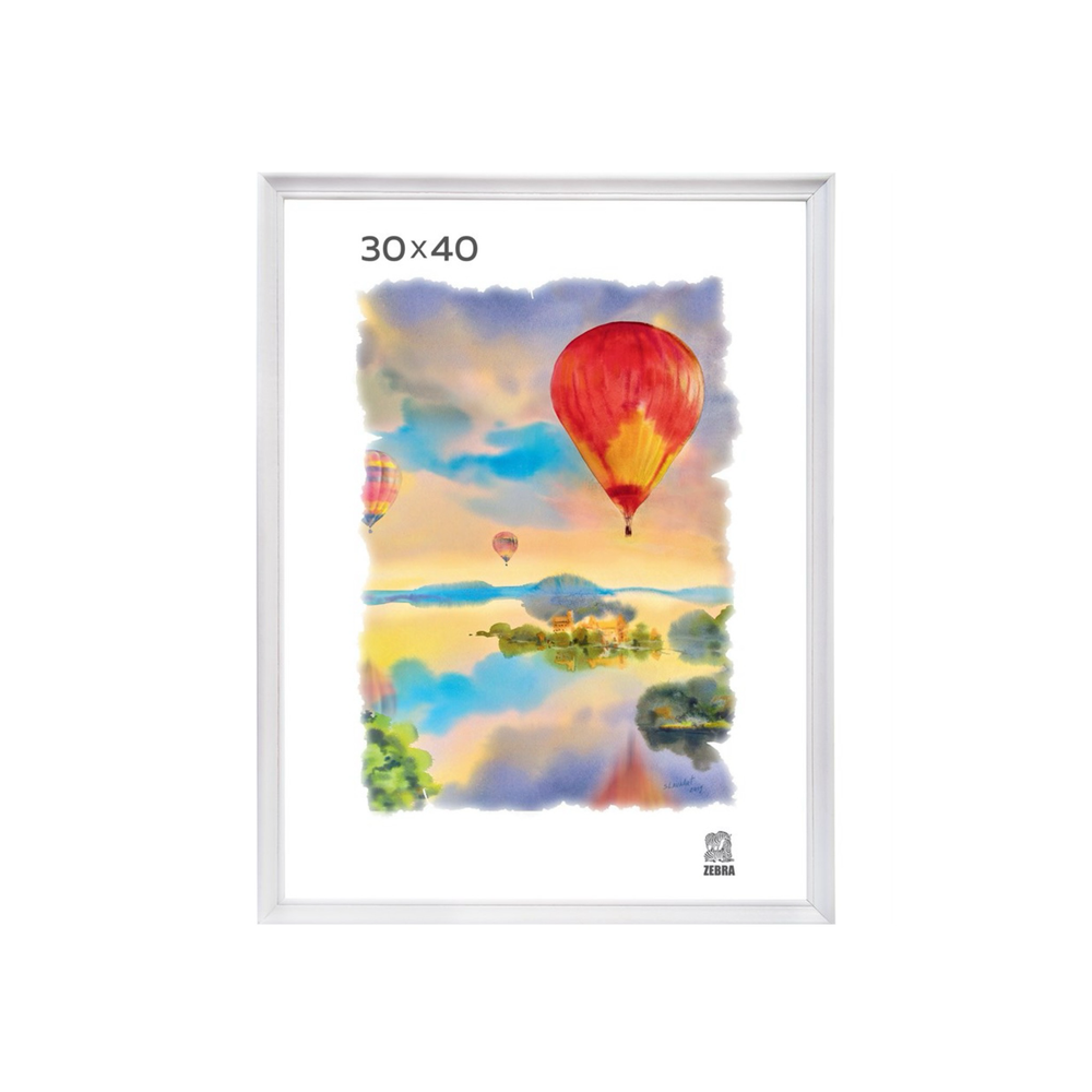 Рамка деревянная белая 30*40 см