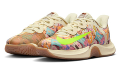 Женские Кроссовки теннисные Nike Court Air Zoom GP Turbo Osaka - coconut milk/volt/gum lighi btown/sesame