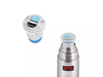 Термос для напитков THERMOS FBB-1000 B SBK 1L, нержавеющая сталь, клапан, крышка-чашка, стальной