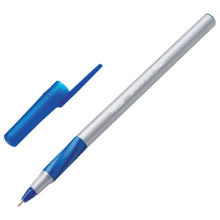 Ручки шариковые с грипом BIC "Round Stic Exact", НАБОР 6+2 шт., СИНИЕ, линия письма 0,32 мм, блистер, 932862