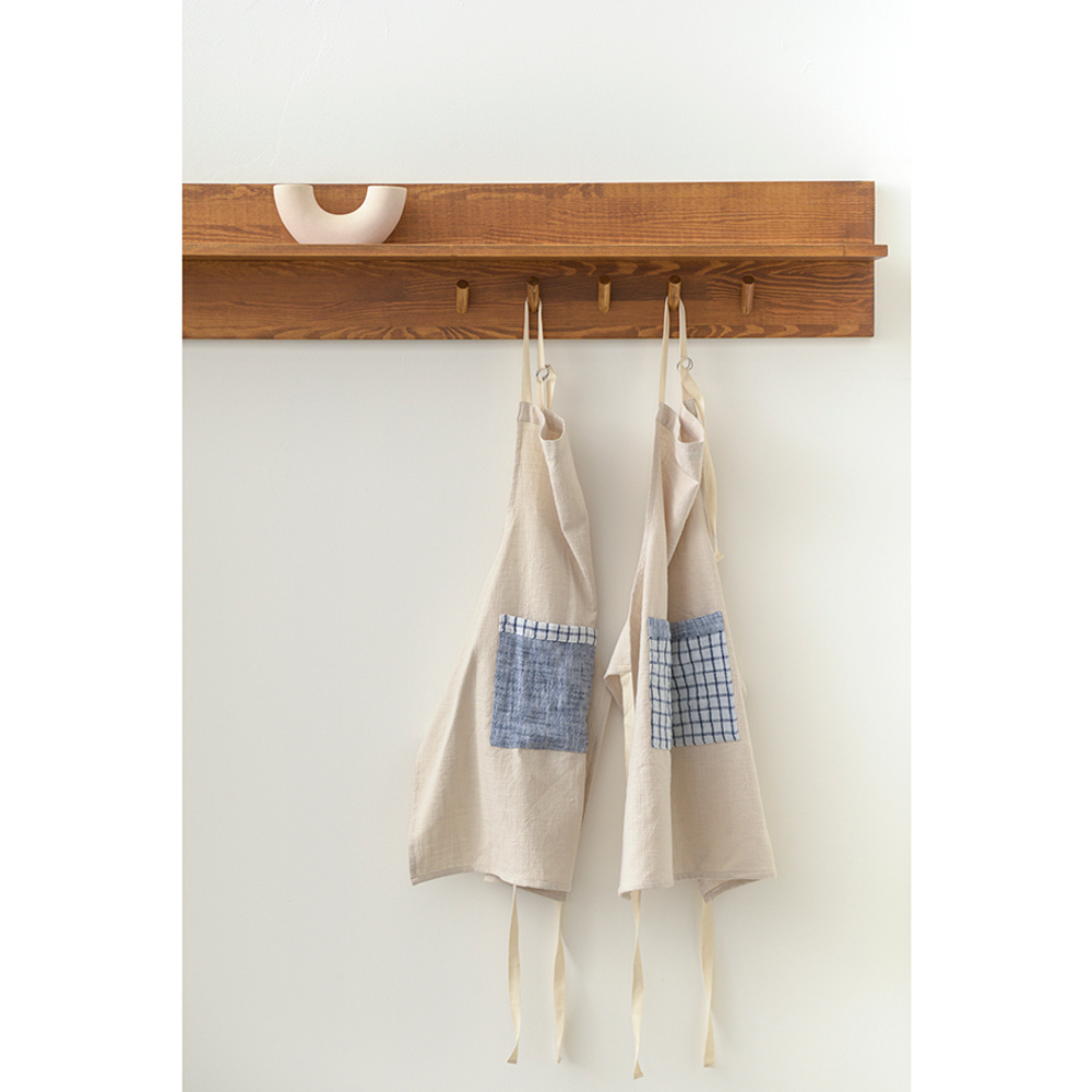 Фартук из хлопка 70х80см Tkano Essential синий