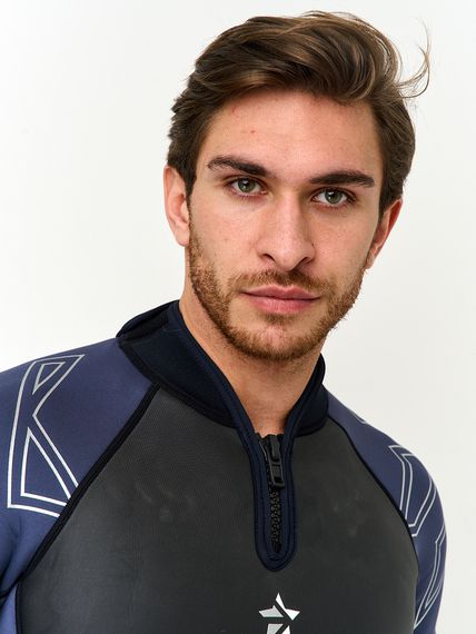 Гидрокостюм Sargan Nero 2.0 Shorty men 3 мм черно-серый