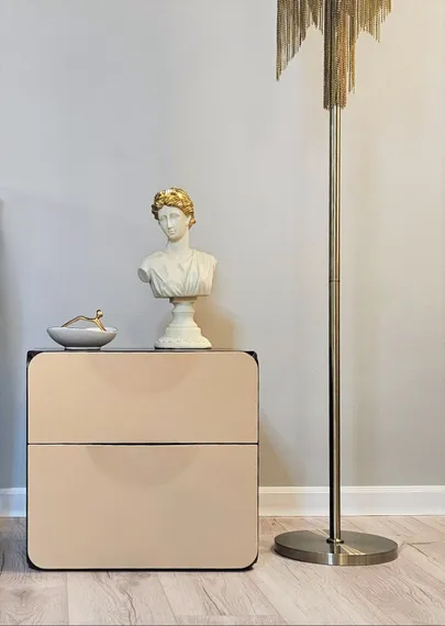 Прикроватная тумбочка MLL-T60 с двумя ящиками