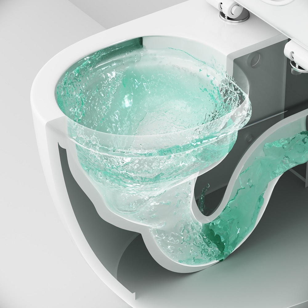 Унитаз-компакт Aquaspin с сиденьем микролифт AM.PM Like C808600SC