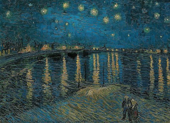 Puzzle 1000 piezas. La Noche Estrellada Rodano Van Gogh