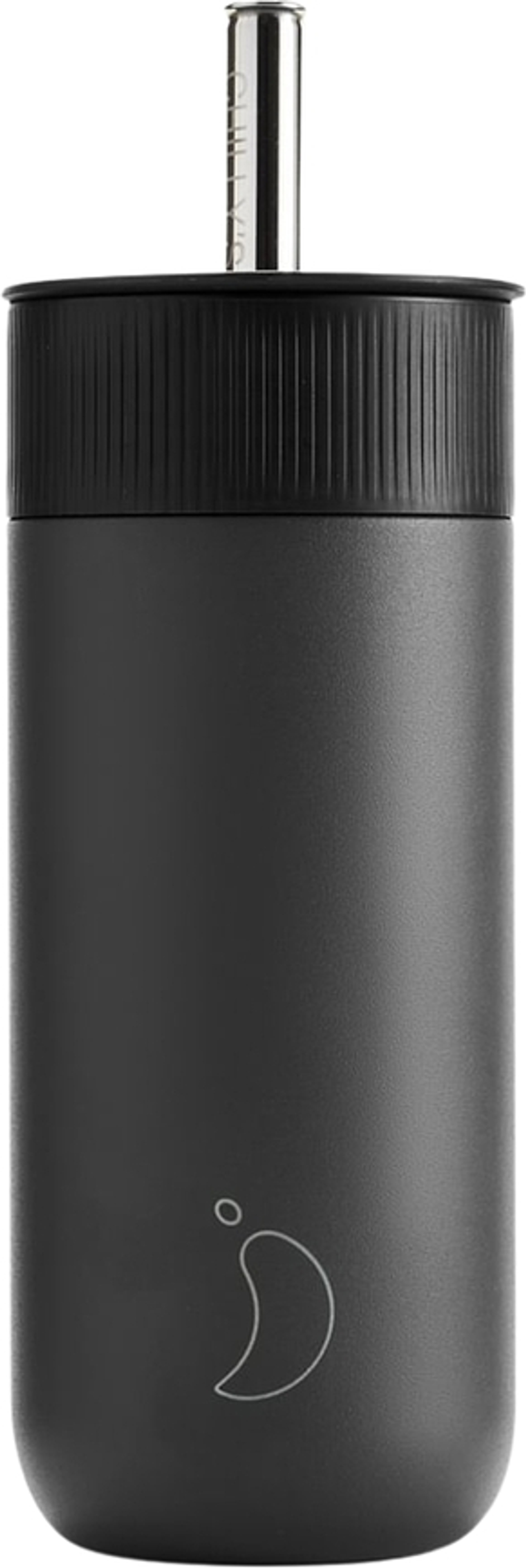 Термокружка chilly's bottles, series 2, нержавеющая сталь, чёрная · арт. fabr C500S2SWABLK