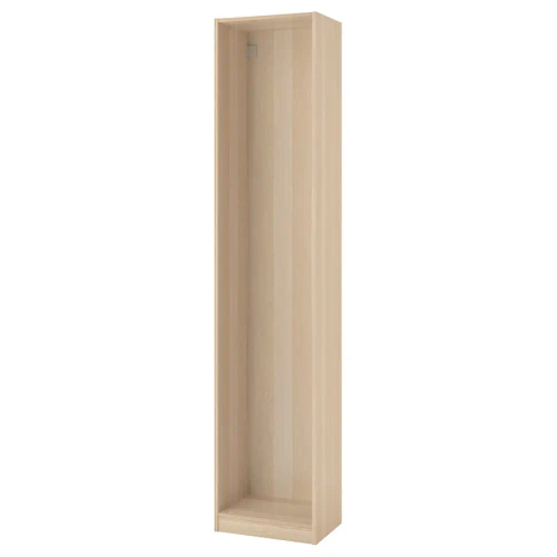 Каркас гардероба - PAX IKEA/ ПАКС ИКЕА, 50x35x236 см, под беленый дуб