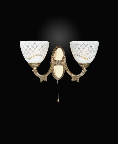 Двухламповое бра Reccagni Angelo A.7152/2