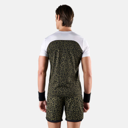 Мужское теннисное поло Hydrogen Tech Panther T-Shirt Men - White, Multicoloured