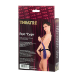 Сиреневый флоггер из веревки 48,5см ToyFa Theatre 700041