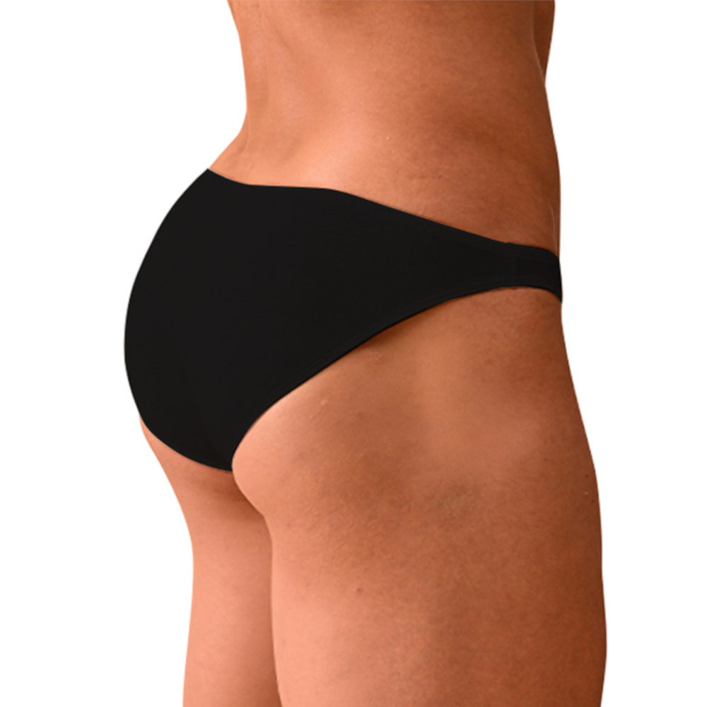 Мужские трусы слипы черные ADANNU AN314-2