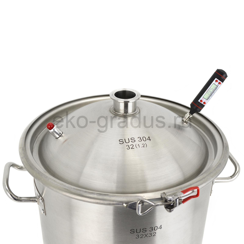 Перегонный куб на 25 литров с купольной крышкой