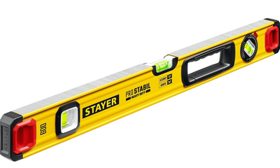 STAYER PRO STABIL, 600 мм, усиленный профиль, уровень с поворотным глазком, Professional (3471-060)