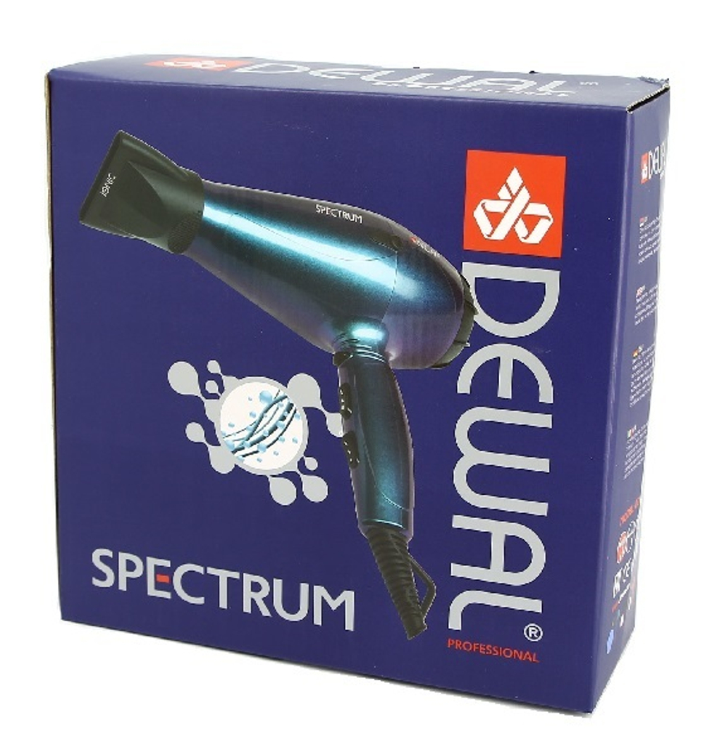 Фен для волос бирюзовый 2200Вт Dewal Spectrum