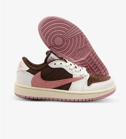 Premium Кроссовки Nike x Travis Scott Air Jordan 1 Low "Dark Pony"