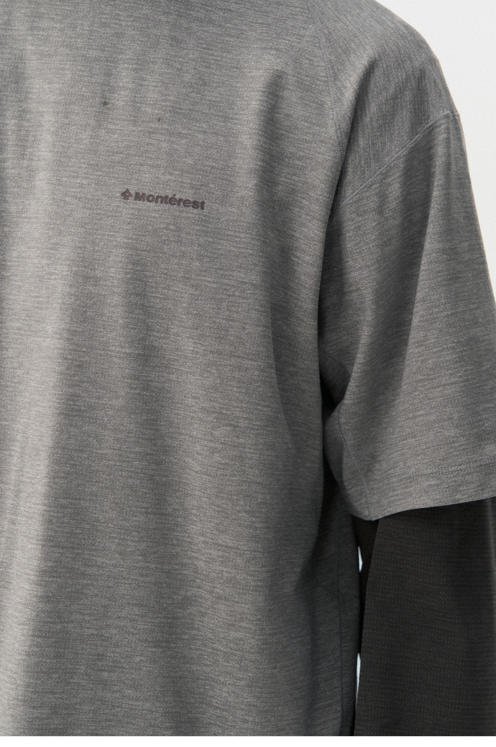 Футболка Nothomme Monterest Regular Logo серый