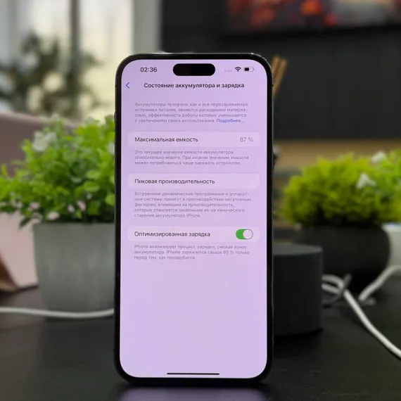 Б/У Телефон Apple iPhone 14 Pro Max 128Gb Purple 87% (L6KWCMVG3H)