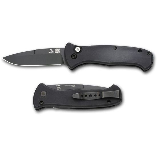 Складной нож AL Mar Auto SERE AL/AM-MAS 2B c клинком из стали CPM-S30V, рукоять алюминий