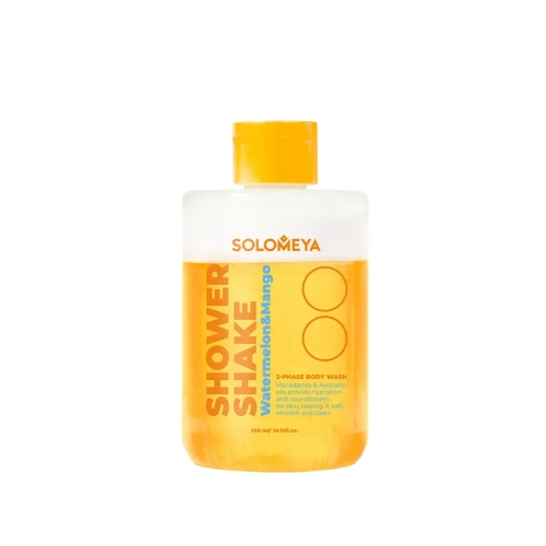 Гель-шейк для душа SOLOMEYA Watermelon & Mango