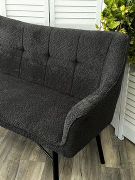 Скамья BERGAMO UF998-16 темно-серый, букле