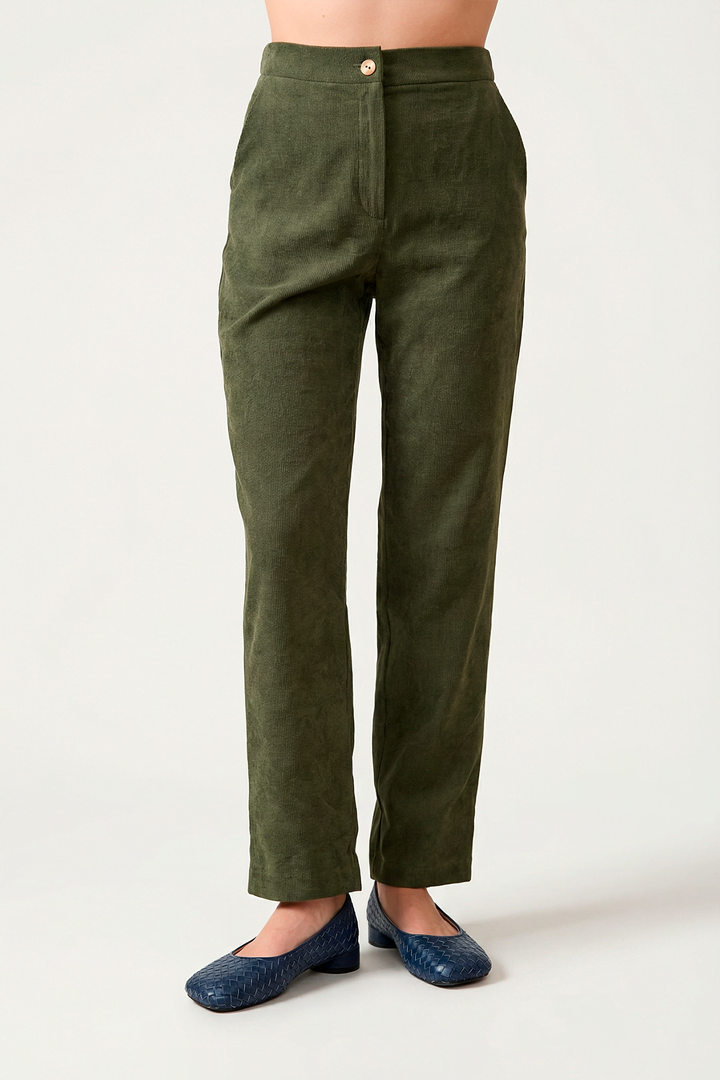 Брюки классические вельветовые