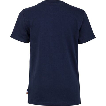 Детская теннисная футболка Roland Garros Kids Big Logo - navy