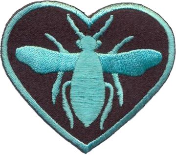 Нашивка Мушка (бирюзовая)