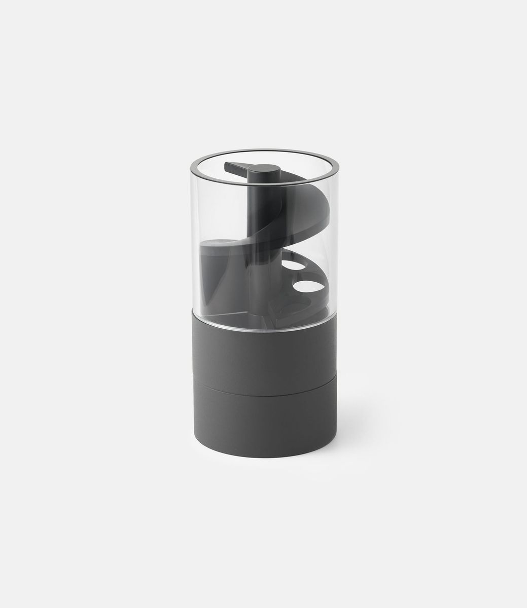 Zenlet CoinDrift Transparent Black — спиральная копилка