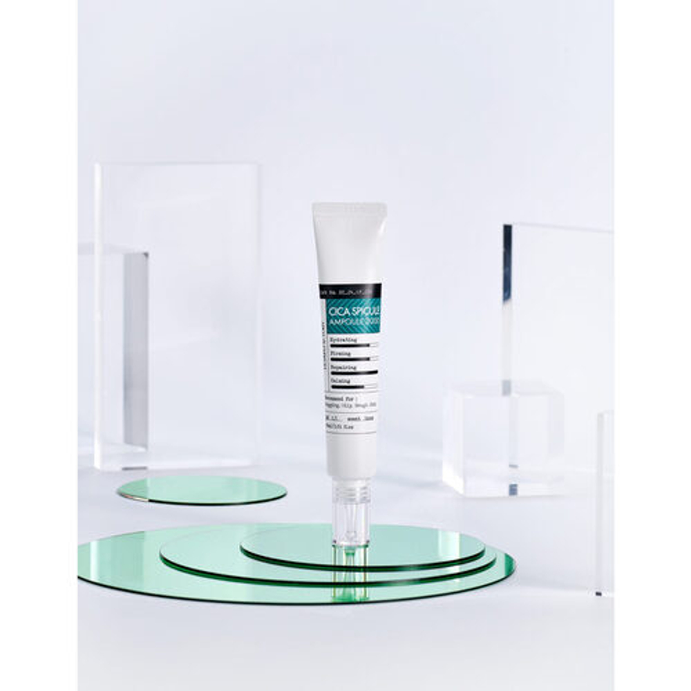 Ампула восстанавливающая со спикулами и центеллой Derma Factory Cica spicule ampoule 8000, 30 мл