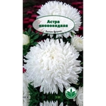 Семена Астра Пионовидная Седая дама 0,3г